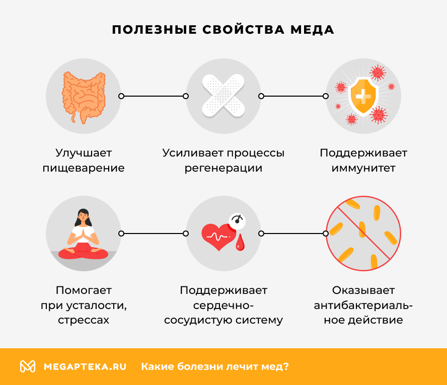 Полезные свойства меда