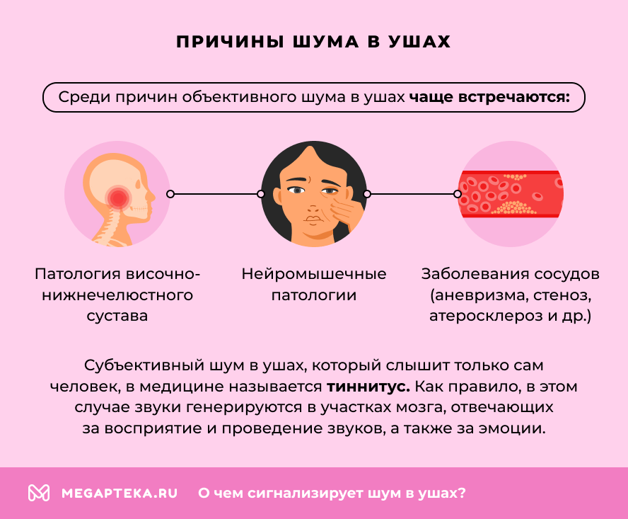 Причины шума в ушах