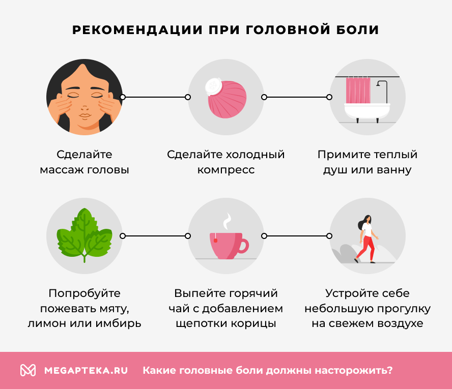 Рекомендации при головной боли