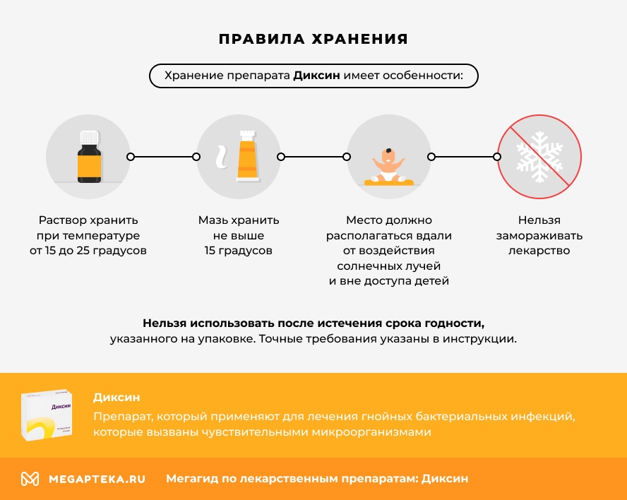 Правила хранения