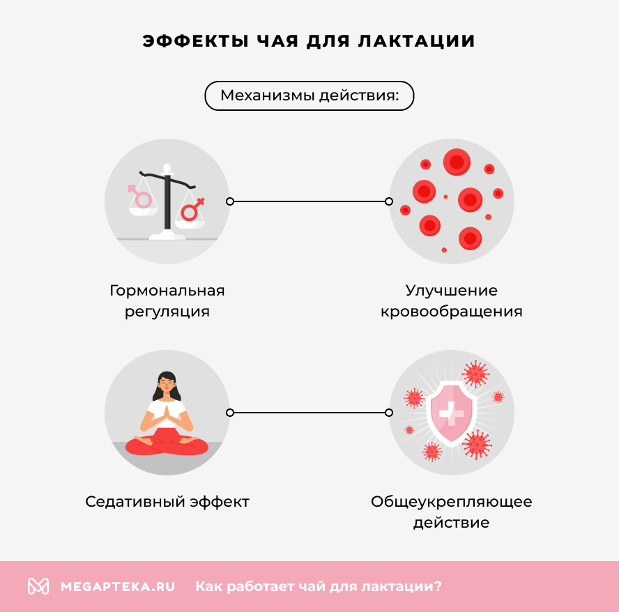 Эффекты чая для лактации